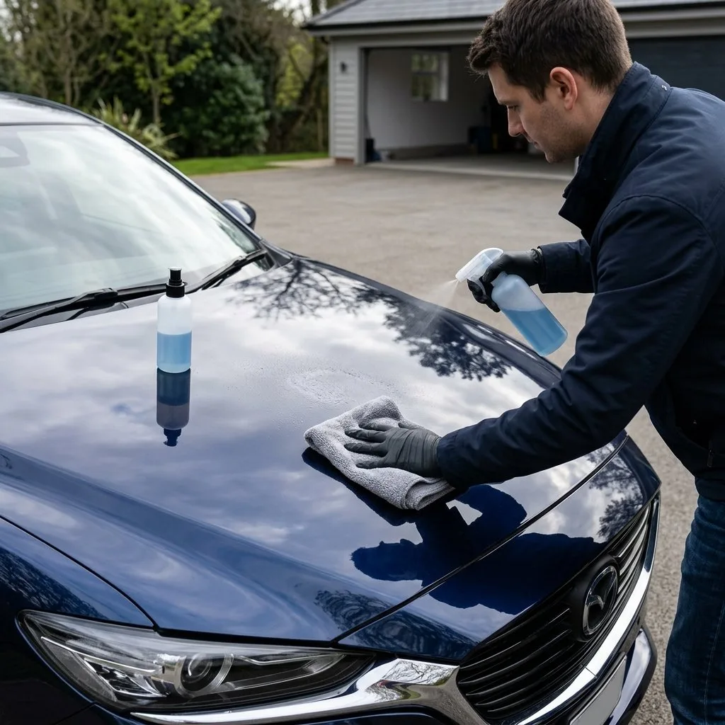 Steg 4: Avsluta med Quick Detailer och skydda ytan