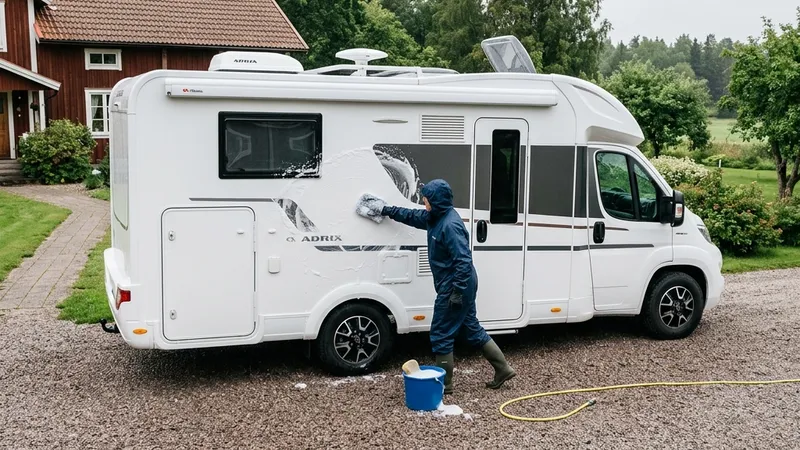 Steg 2: Skonsam handtvätt av väggar och fönster