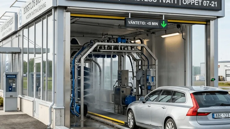 Steg 5: Automatiska biltvättar — bekvämt men inte alltid skonsamt
