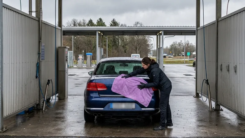 Steg 6: Slutspola med glans/avjoniserat vatten och torka torrt